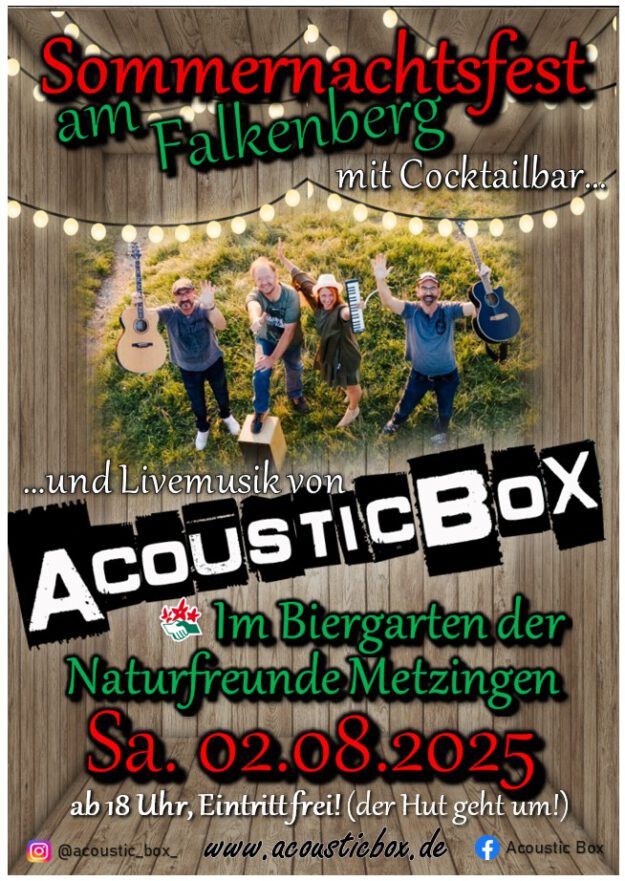 Plakat Falkenberg Sommernacht 2025