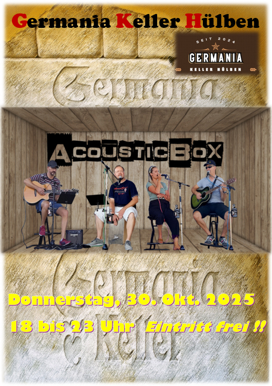 Plakat Acoustic Box 30.10.2025 Plakat Acoustic Box 30.10.2025