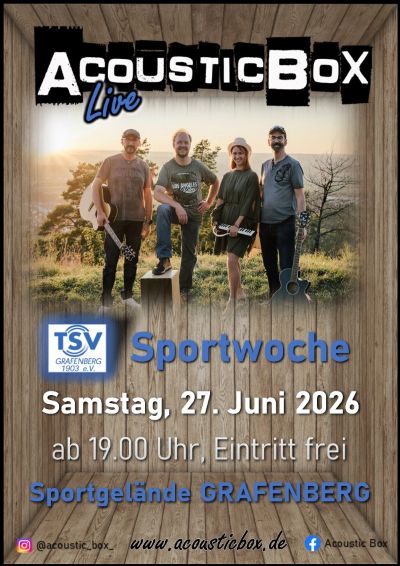 PLAKAT Sportwoche 2026