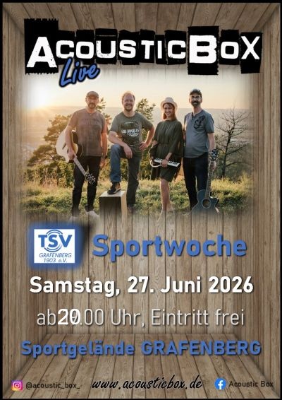 Plakat Sportwoche 2026