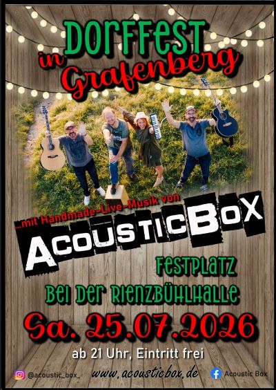 Flyer Dorffest Grafenberg 2026